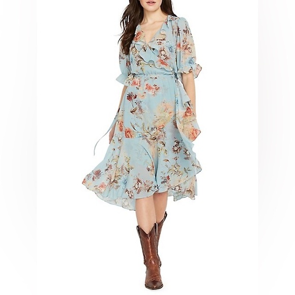 Buffalo Floral Midi Dress - Picture 1 of 6